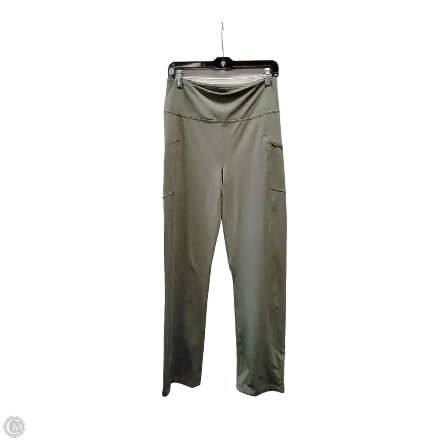 Athletic Leggings By Eddie Bauer In Green, Size: M