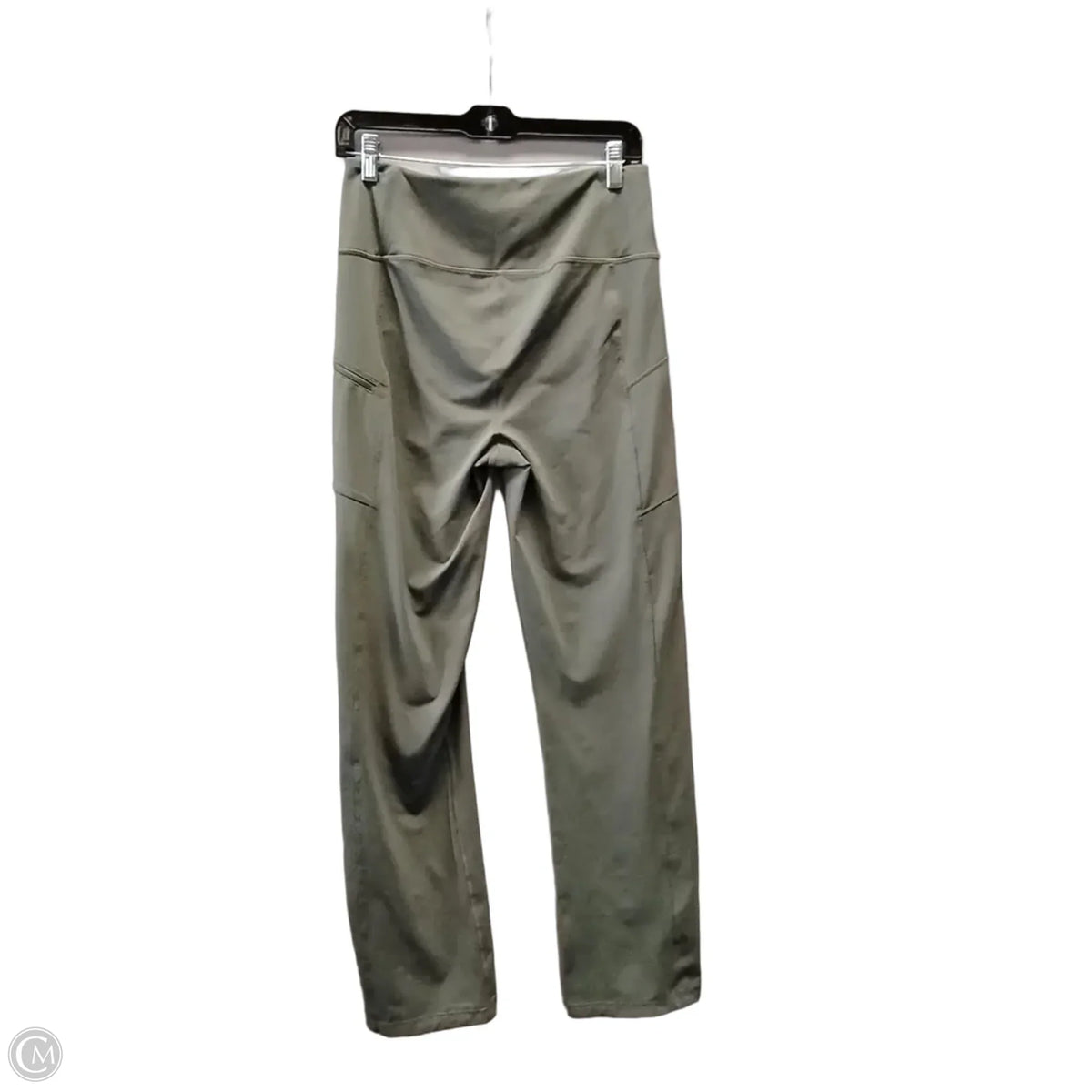 Athletic Leggings By Eddie Bauer In Green, Size: M