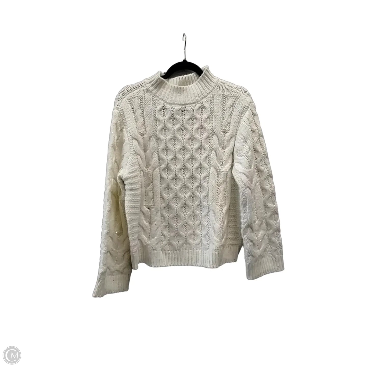 Sweater By St Johns Bay In Silver & White, Size: Mp