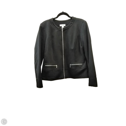 Jacket Other By Christopher And Banks In Black, Size: L