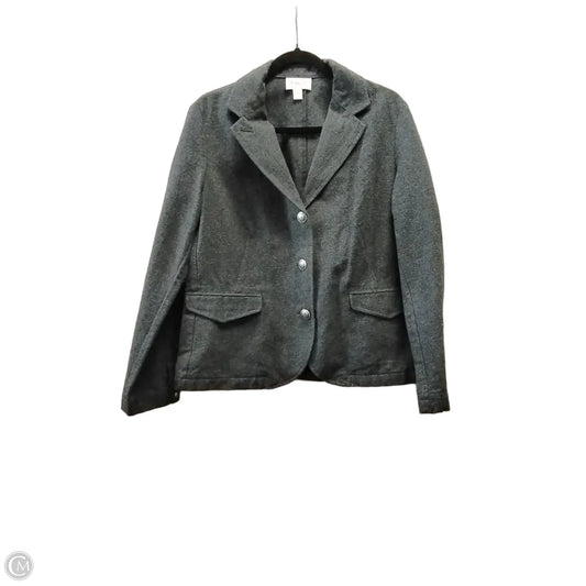 Blazer By Talbots In Grey, Size: L