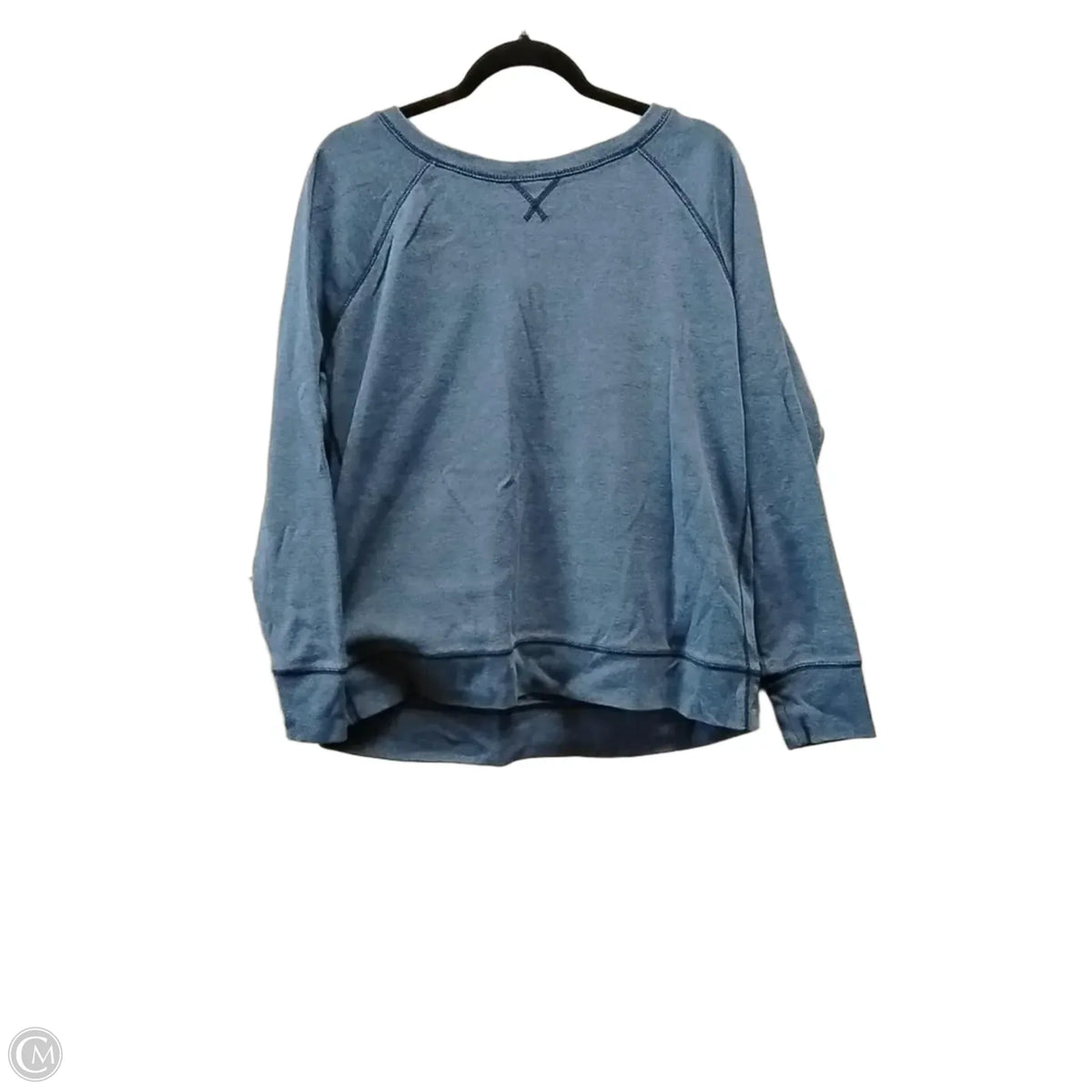 Top Long Sleeve By Eddie Bauer In Blue, Size: L