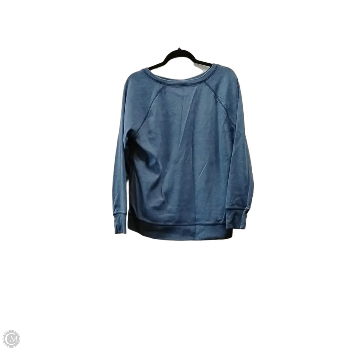 Top Long Sleeve By Eddie Bauer In Blue, Size: L