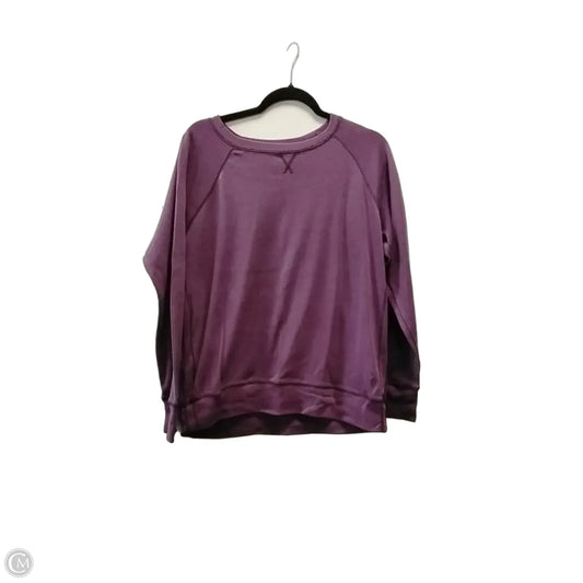 Top Long Sleeve By Eddie Bauer In Purple, Size: L