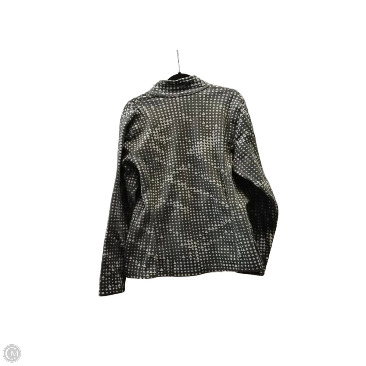 Sweatshirt Collar By Eddie Bauer In Grey, Size: Xl