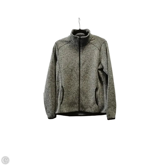 Sweatshirt Collar By Eddie Bauer In Grey, Size: L