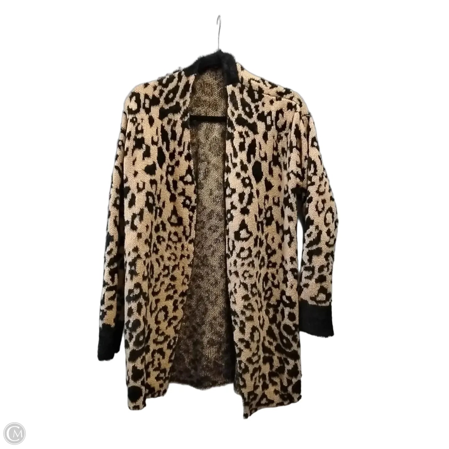 Sweater Cardigan By 1.state In Leopard Print, Size: M