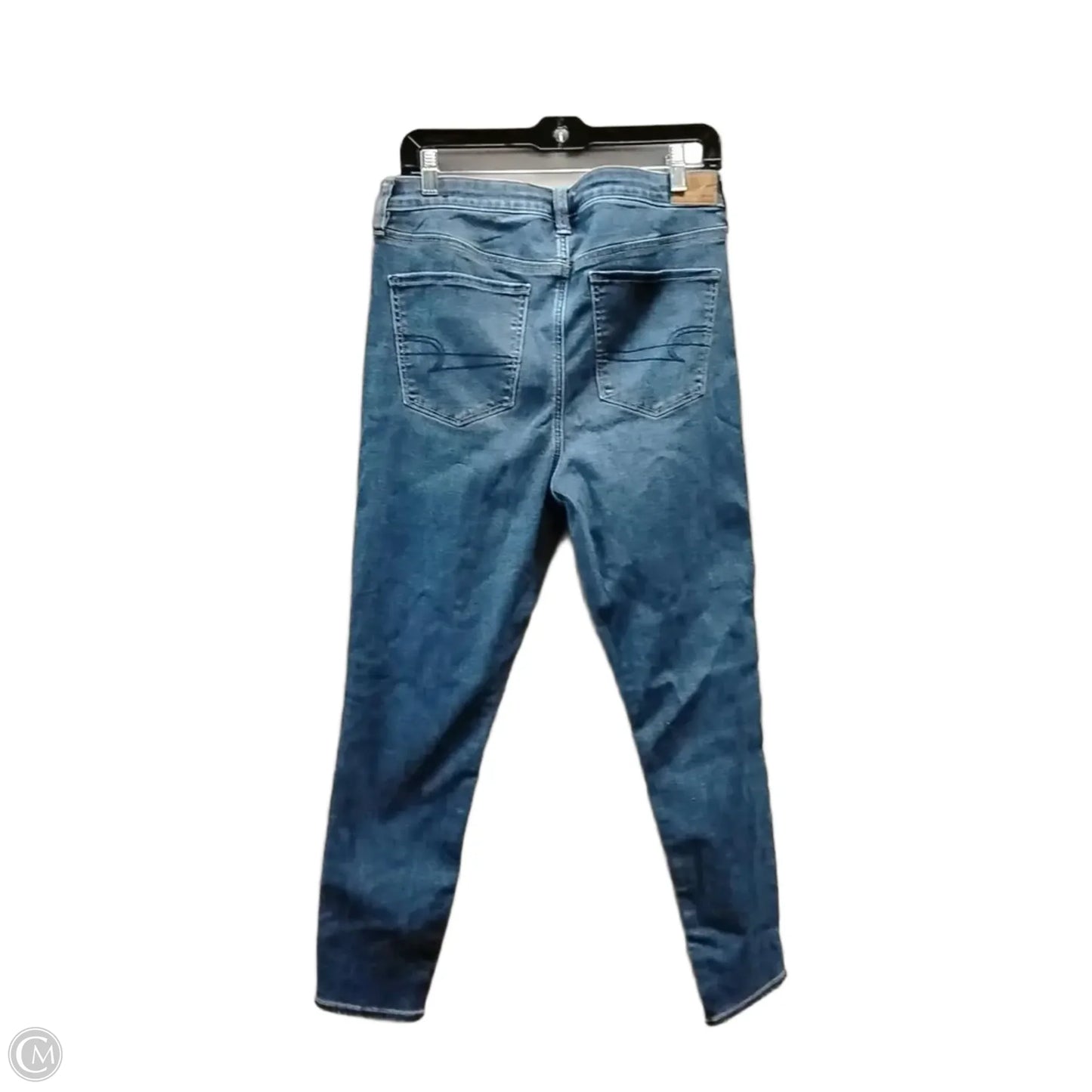 Jeans Cropped By American Eagle In Blue, Size: 14