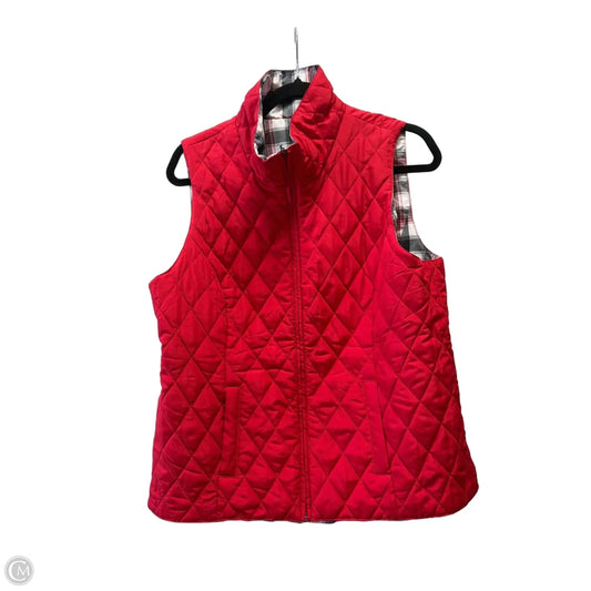 Vest Puffer & Quilted By Clothes Mentor In Red, Size: S