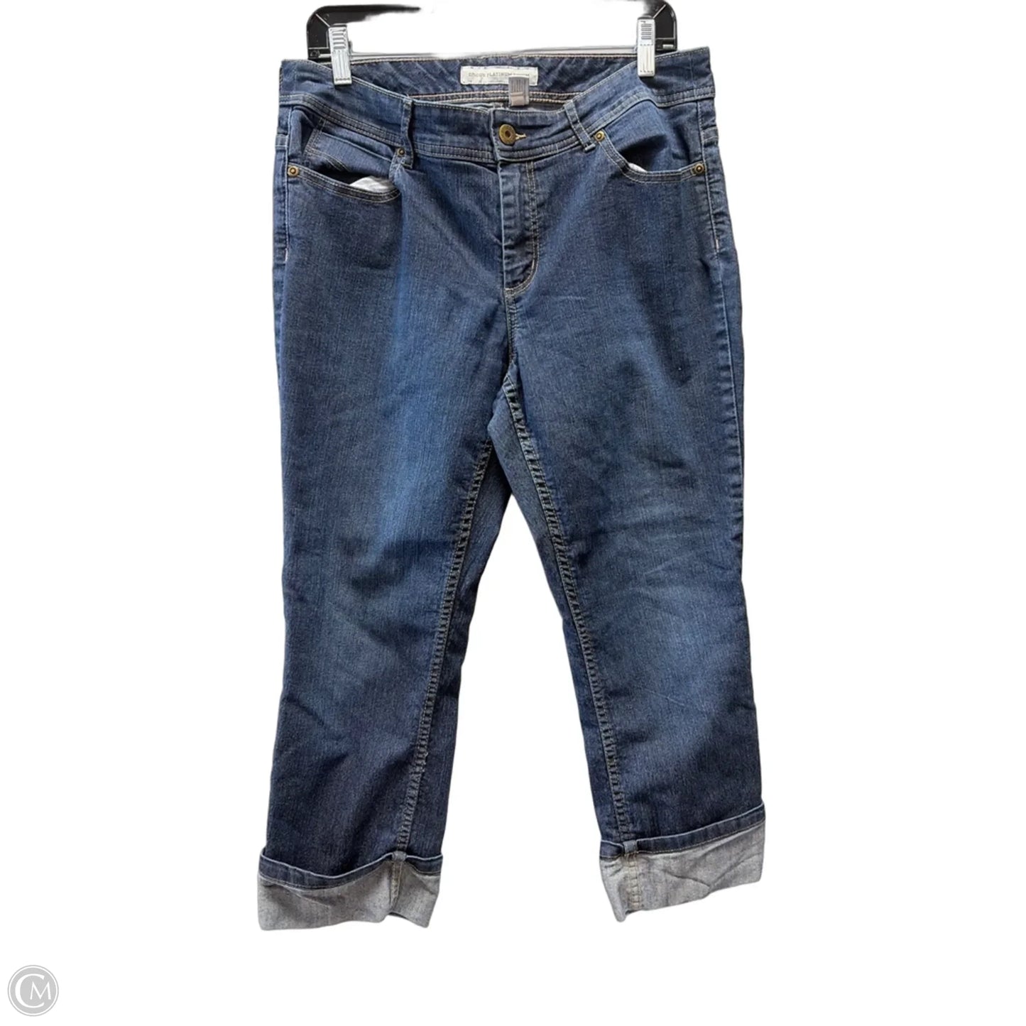 Jeans Cropped By Chicos In Blue, Size: 10