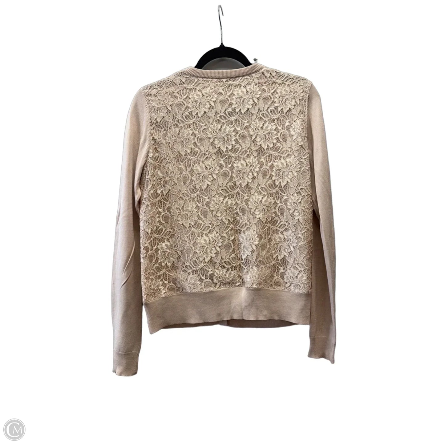 Sweater By Ann Taylor In Tan, Size: L