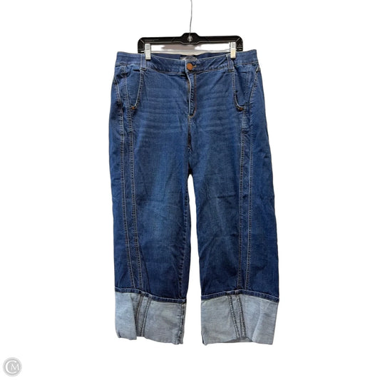 Jeans Cropped By Democracy In Blue, Size: 16