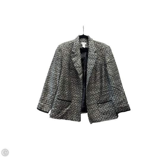 Blazer By Worthington In Black & White, Size: 2x