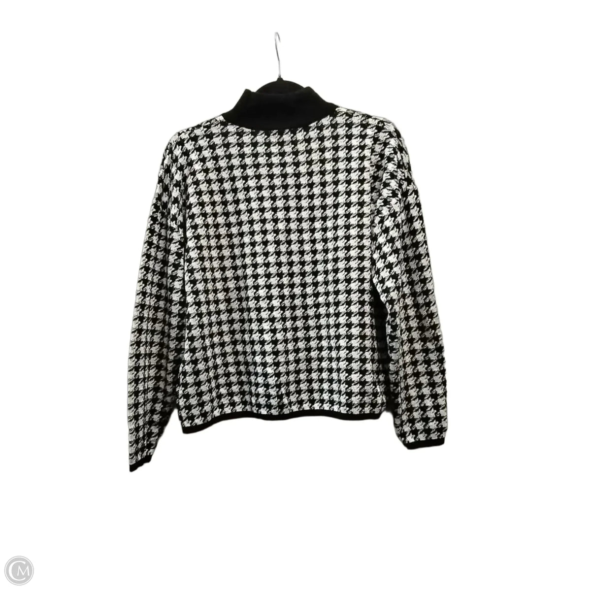 Sweater By Express In Black & White, Size: S