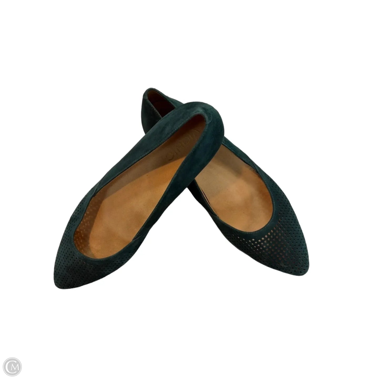 Sandals Flats By Vionic In Green, Size: 9.5