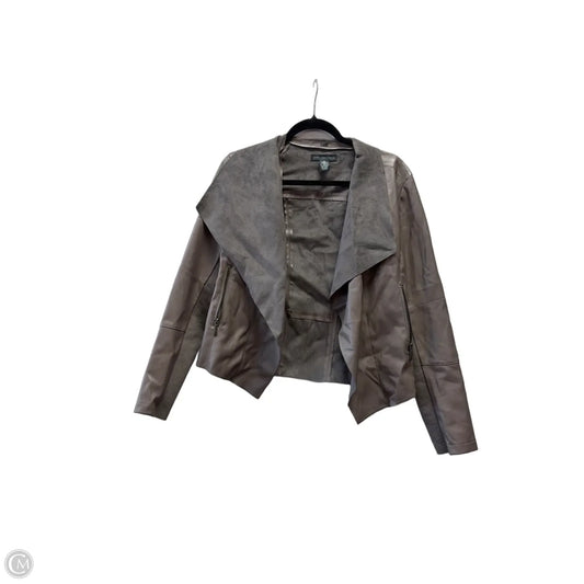 Jacket Other By Joan Vass In Grey, Size: Xs