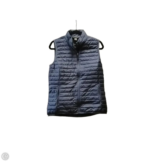 Vest Puffer & Quilted By Eddie Bauer In Blue, Size: S
