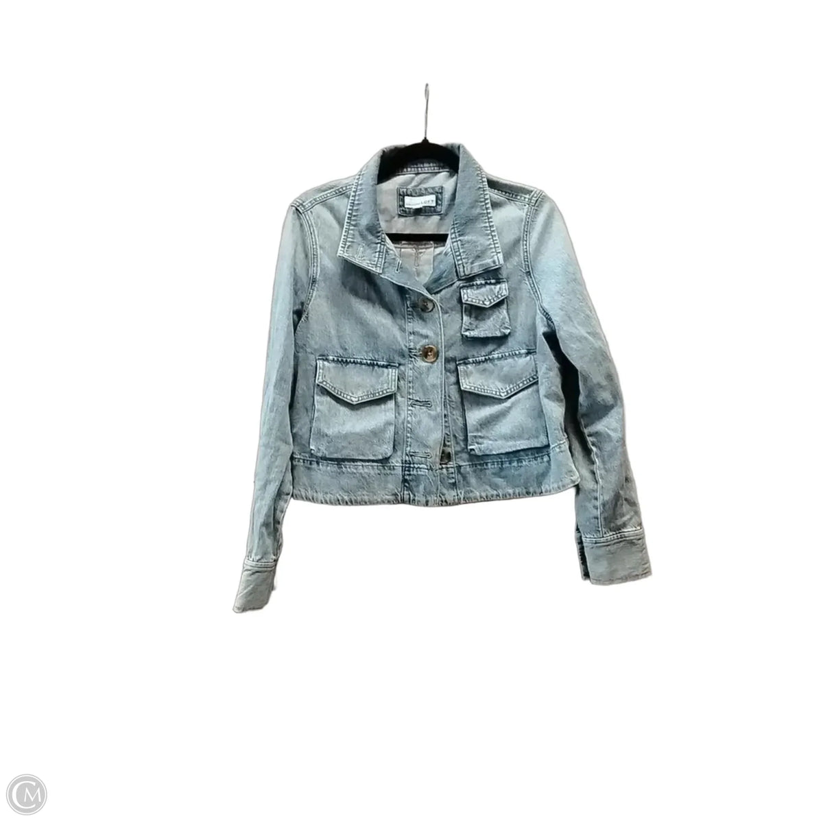 Jacket Denim By Loft In Blue, Size: M