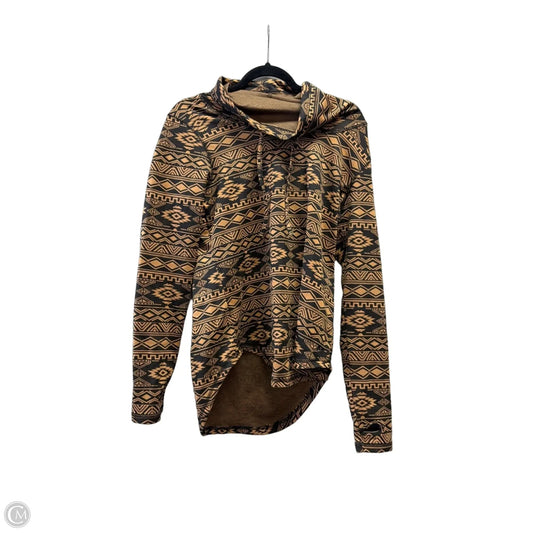 Sweatshirt Collar By Kavu In Black & Brown, Size: M