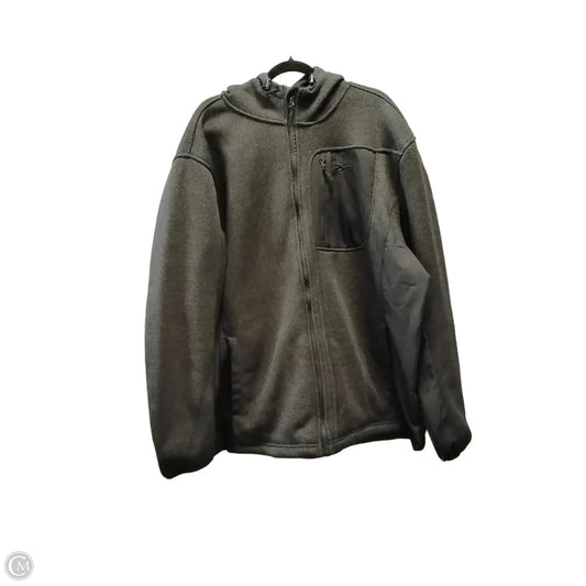Jacket Fleece By Reebok In Black, Size: 4x