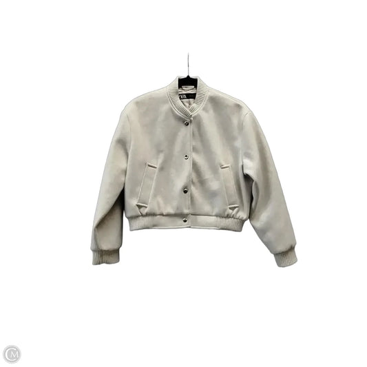 Jacket Faux Fur & Sherpa By Zara In Beige, Size: Xs