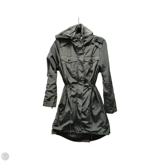Coat Puffer & Quilted By Badgley Mischka In Grey, Size: S