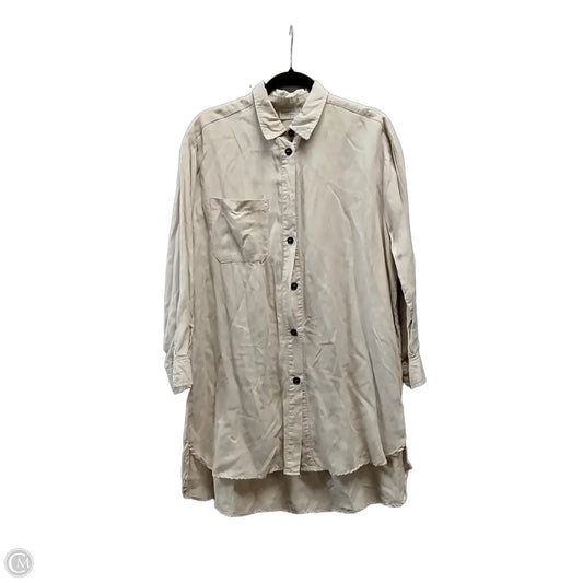 Top Long Sleeve By Dress Forum In Beige, Size: S