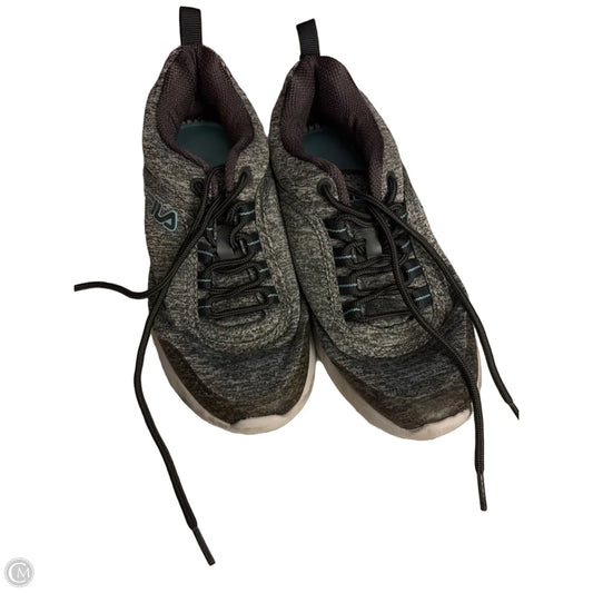 Shoes Athletic By Fila In Grey, Size: 6