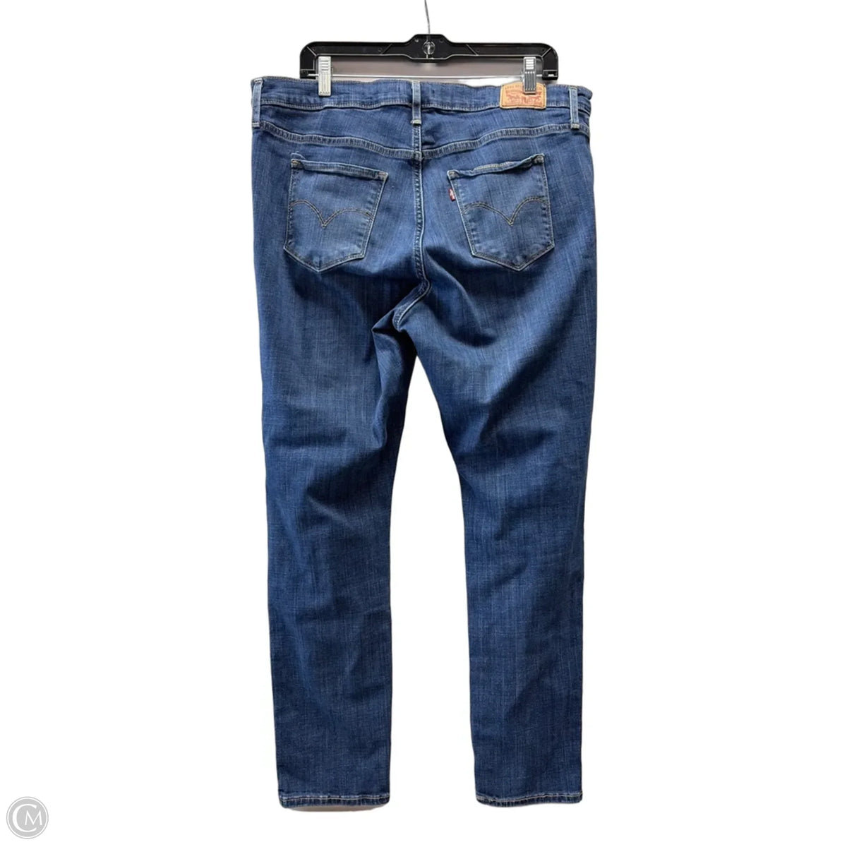 Jeans Straight By Levis In Blue, Size: 18
