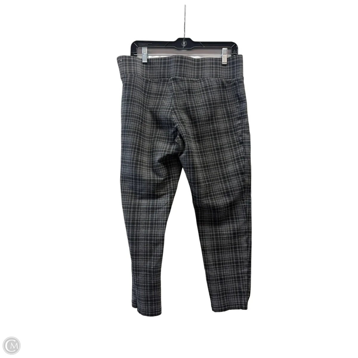 Pants Cropped By Loft In Black & Grey, Size: 14