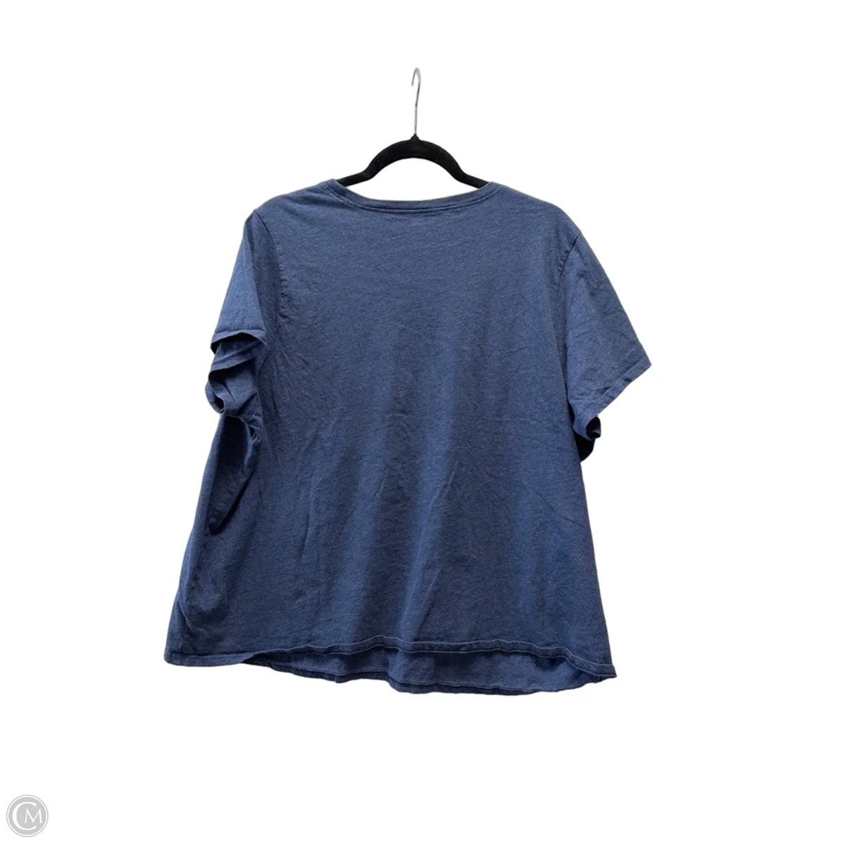 Top Short Sleeve Basic By Vera Bradley In Blue & Red & White, Size: 2x