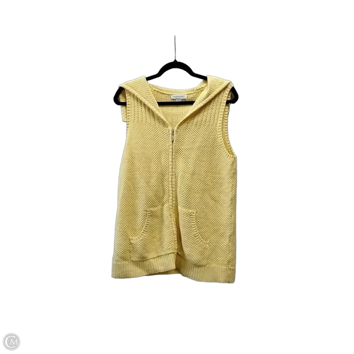 Sweater By Chicos In Orange, Size: L