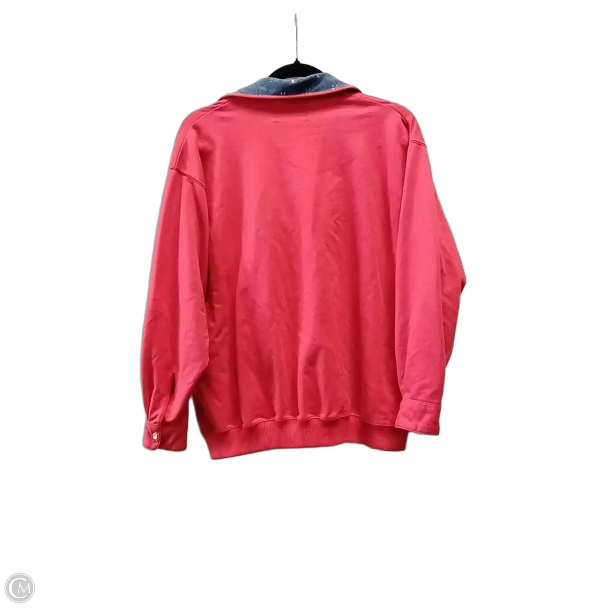 Sweatshirt Collar By Clothes Mentor In Red, Size: L