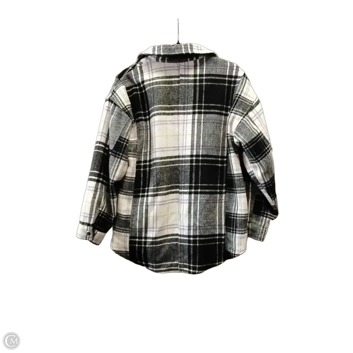 Jacket Shirt By Forever In Checkered Pattern, Size: S