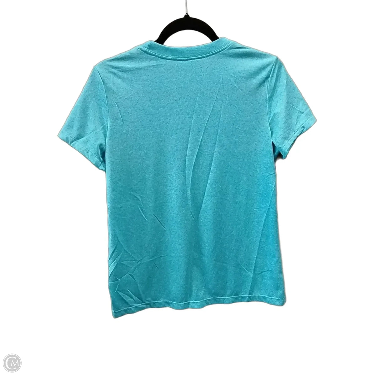 Athletic Top Short Sleeve By Nike In Blue, Size: M