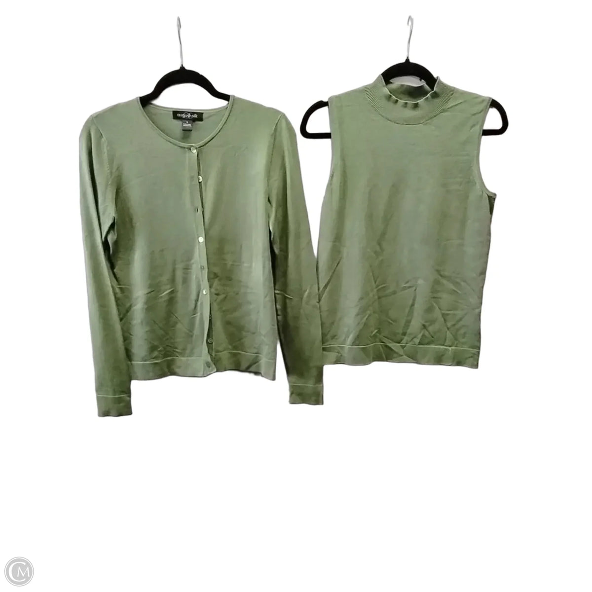 Sweater 2pc By August Silk In Green, Size: S