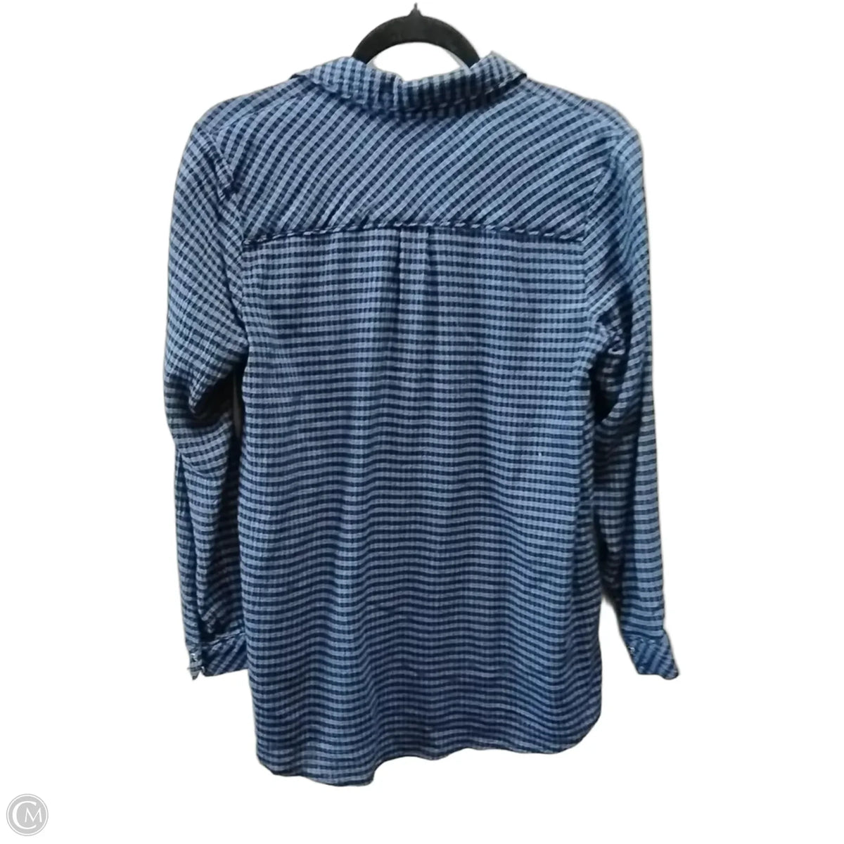 Top Long Sleeve By J. Jill In Checkered Pattern, Size: S