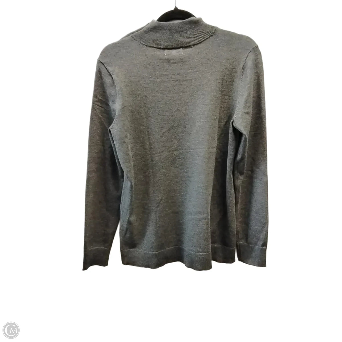 Sweater By Calvin Klein In Grey, Size: M