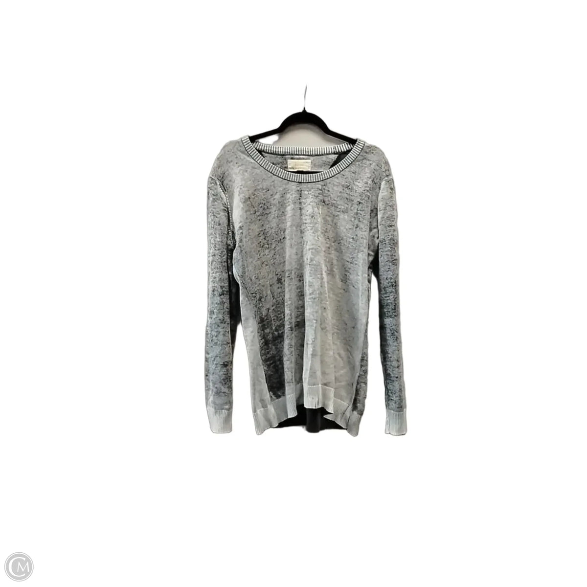 Sweatshirt Crewneck By Natural Reflections In Grey, Size: L
