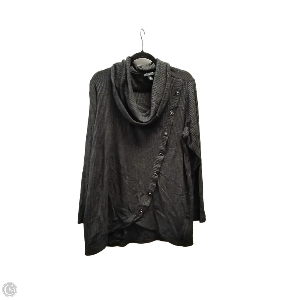 Sweater By In Studio In Grey, Size: 1x