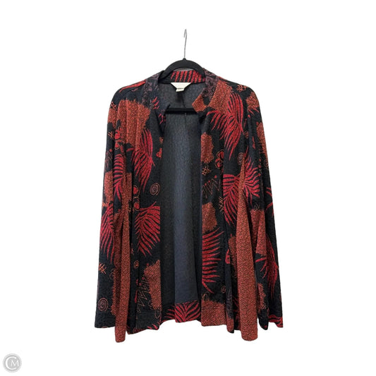 Jacket Other By Cj Banks In Black & Orange, Size: 1x