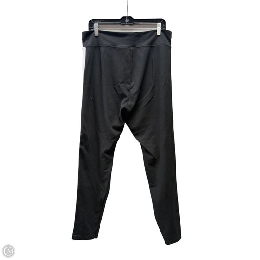 Athletic Pants By A New Day In Black & White, Size: Xl