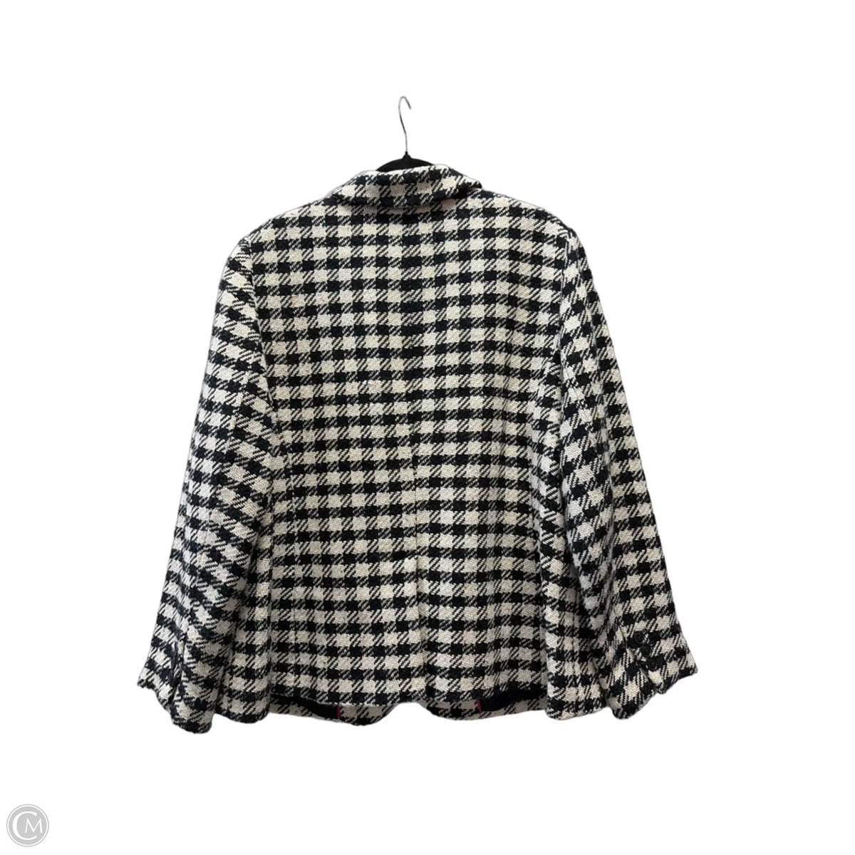 Coat Other By Talbots In Black & White, Size: 18