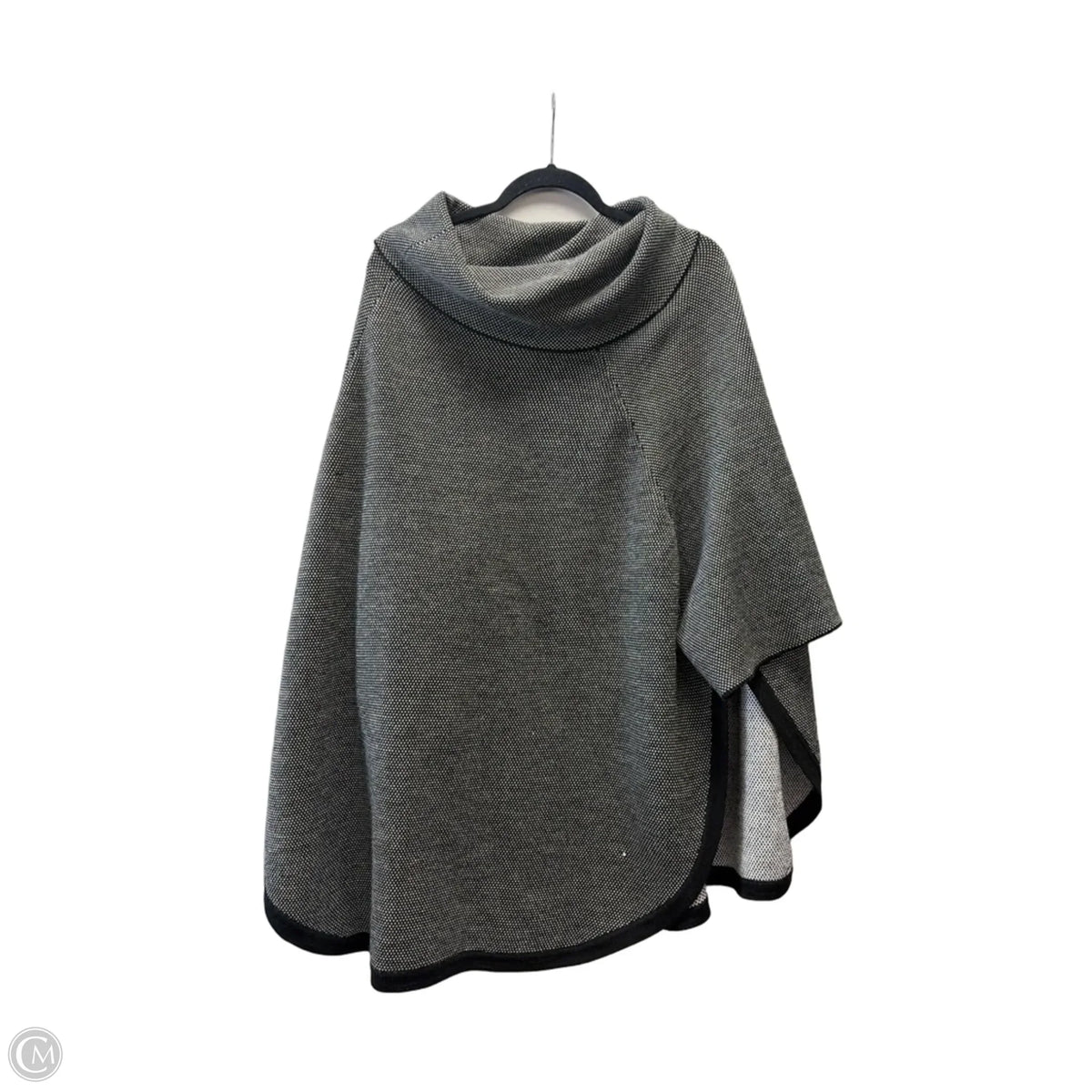 Shawl By Adrienne Vittadini In Black & White, Size: 2x