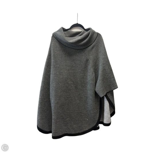 Shawl By Adrienne Vittadini In Black & White, Size: 2x