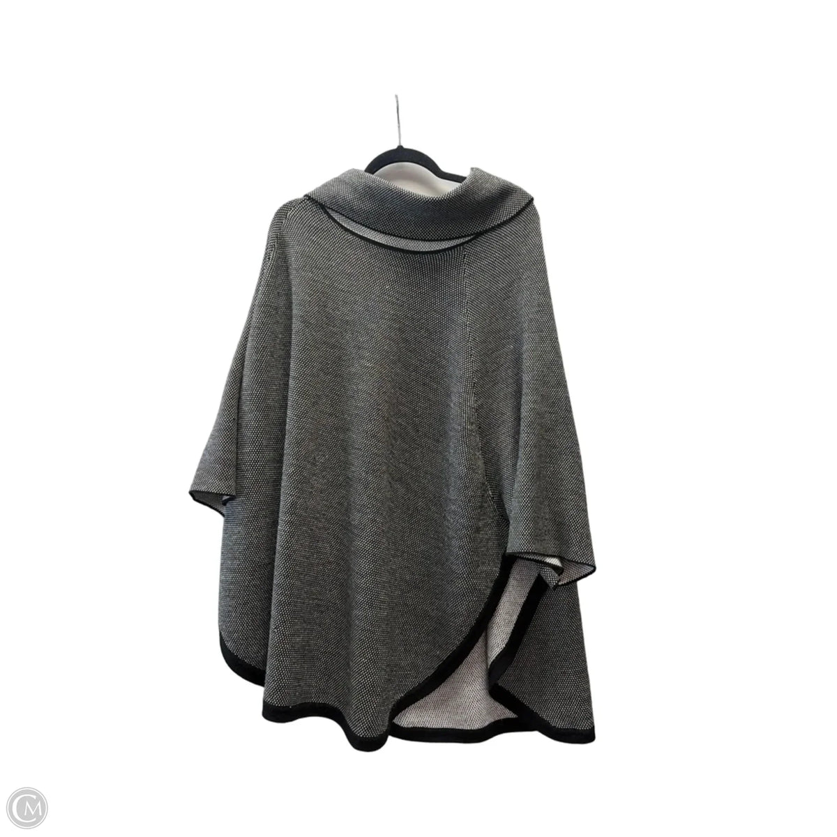 Shawl By Adrienne Vittadini In Black & White, Size: 2x
