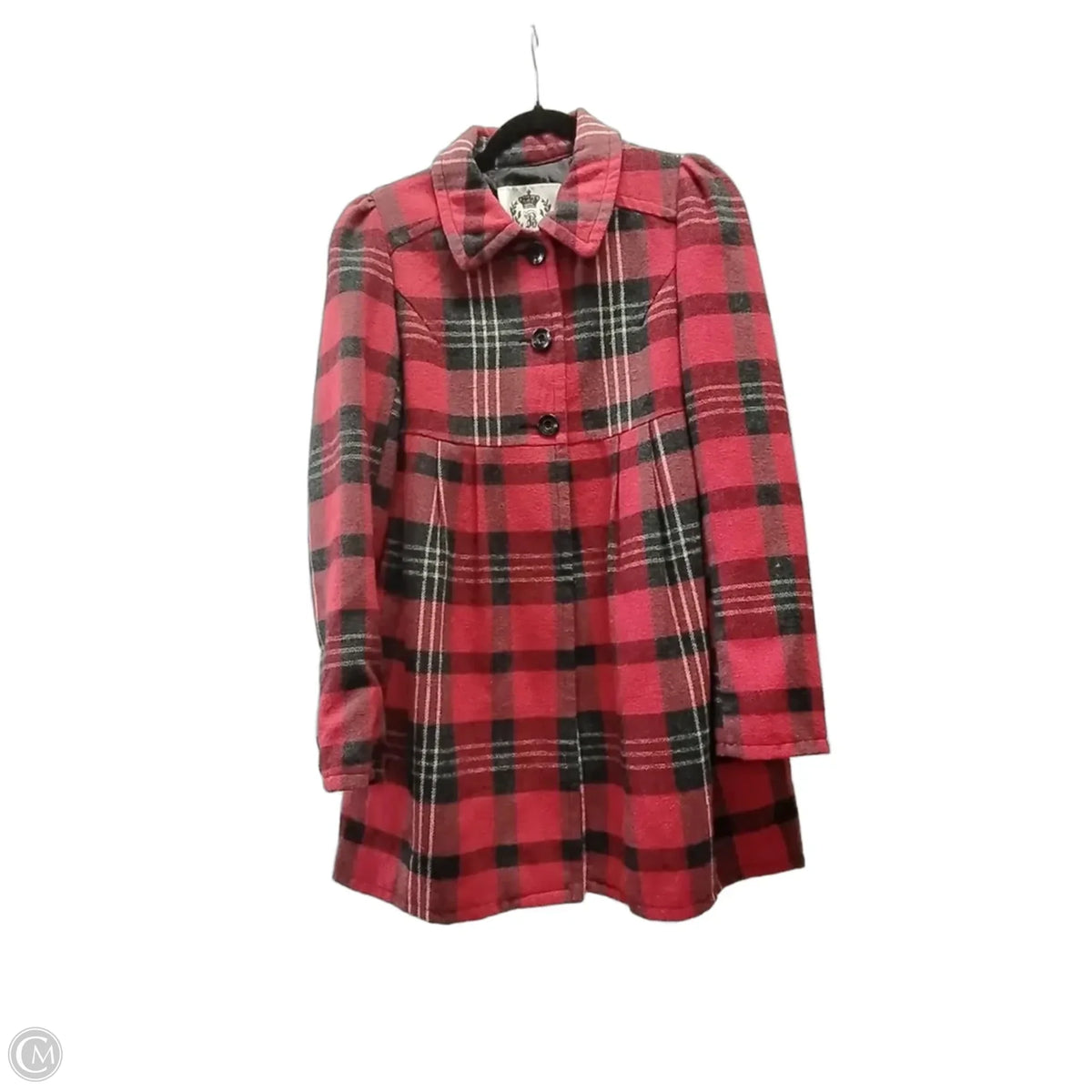 Coat Peacoat By Bb Dakota In Plaid Pattern, Size: S