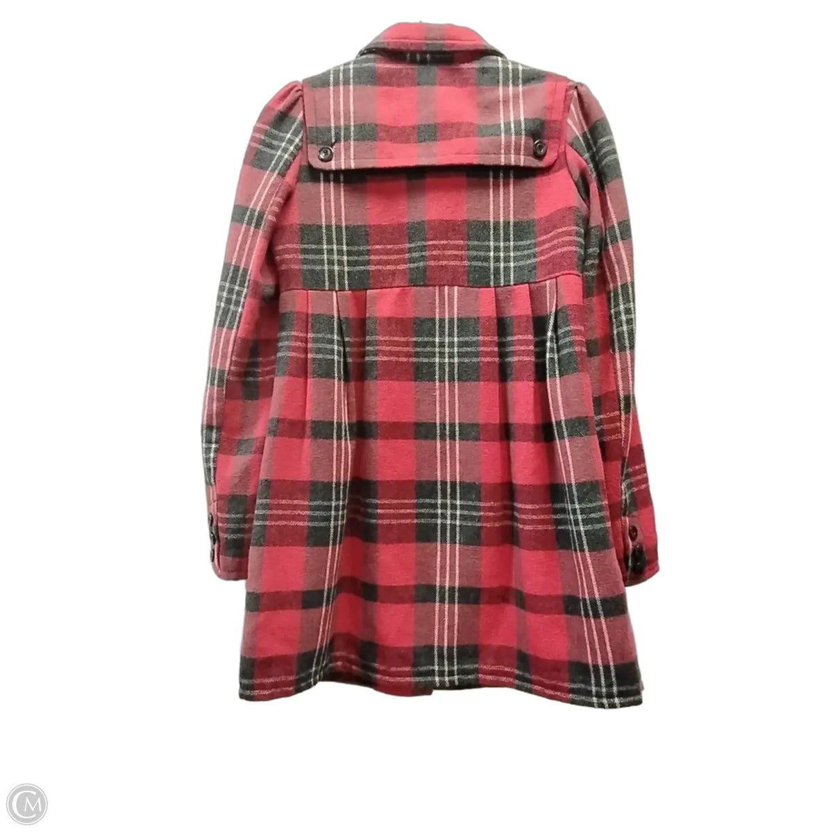 Coat Peacoat By Bb Dakota In Plaid Pattern, Size: S