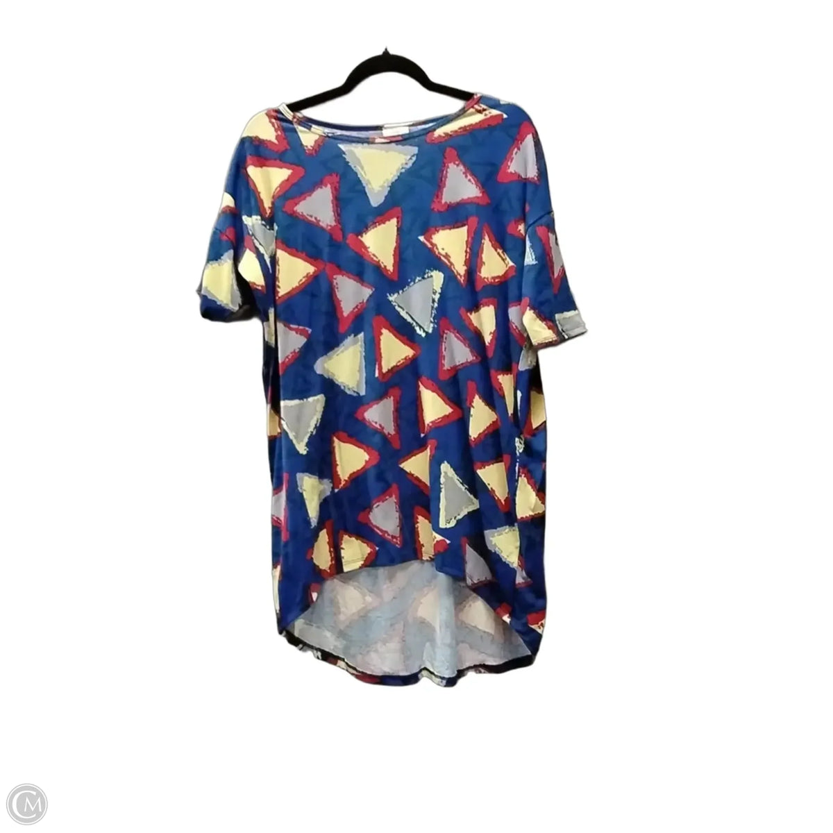 Top Short Sleeve Basic By Lularoe In Geometric Pattern, Size: Xs