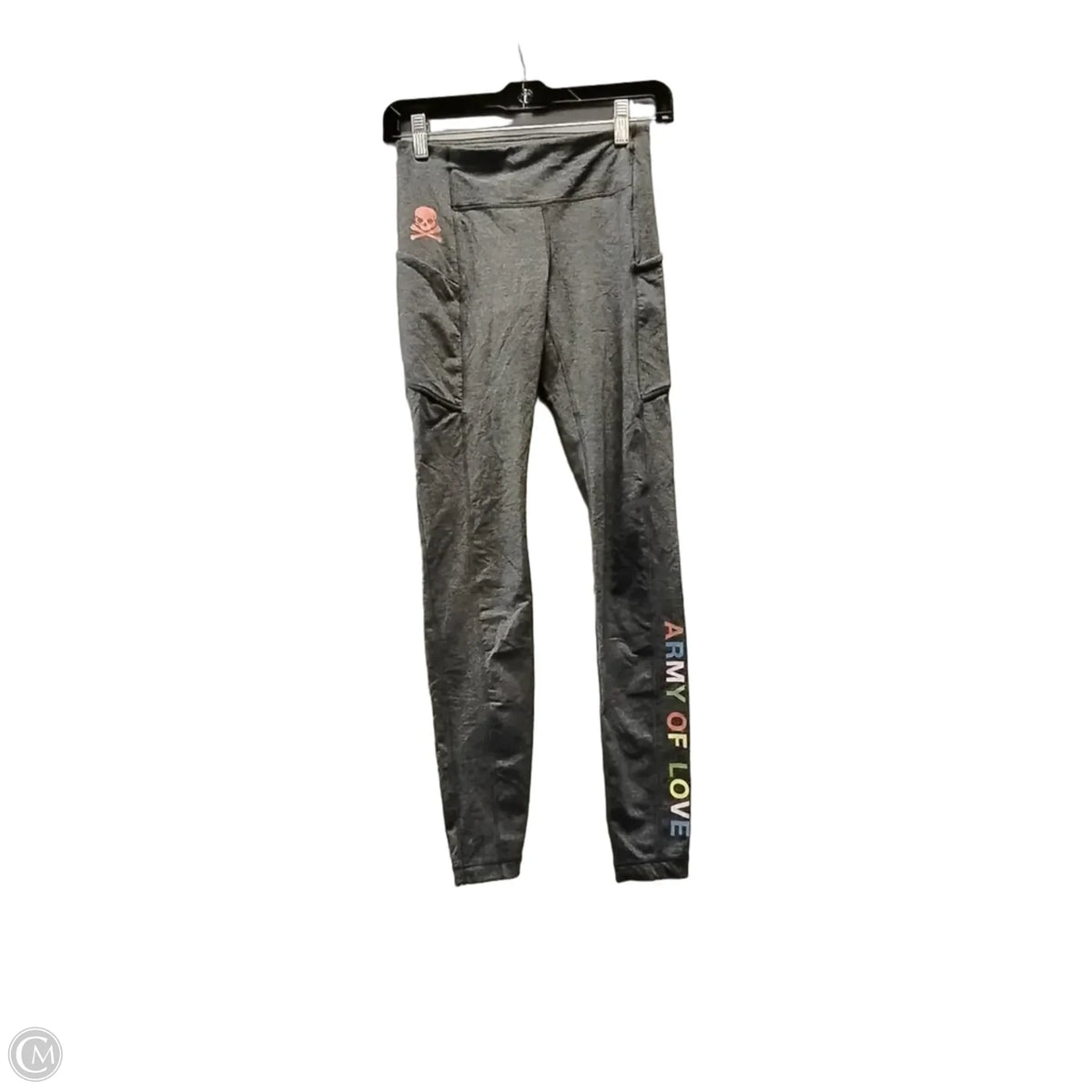 Athletic Leggings By Lululemon In Grey, Size: S